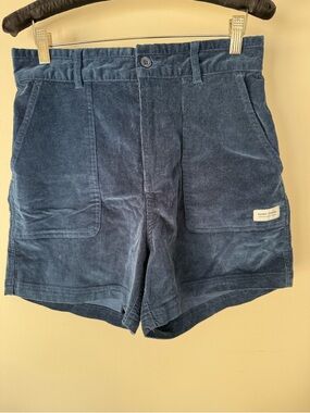 Banks Journal Blue Corduroy High-Rise Shorts size 6